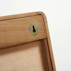 Wohnen 80x65 Badezimmerspiegel mit Teak Holz - Tiranny