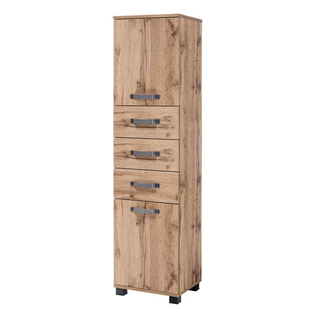 Wohnen Schränke*40x164 Badschrank mit 3 Schubladen - Iskro