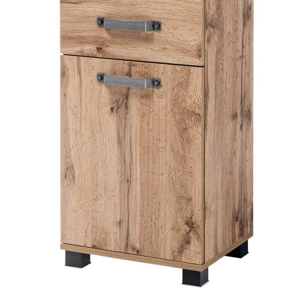 Wohnen Schränke*40x164 Badschrank mit 3 Schubladen - Iskro