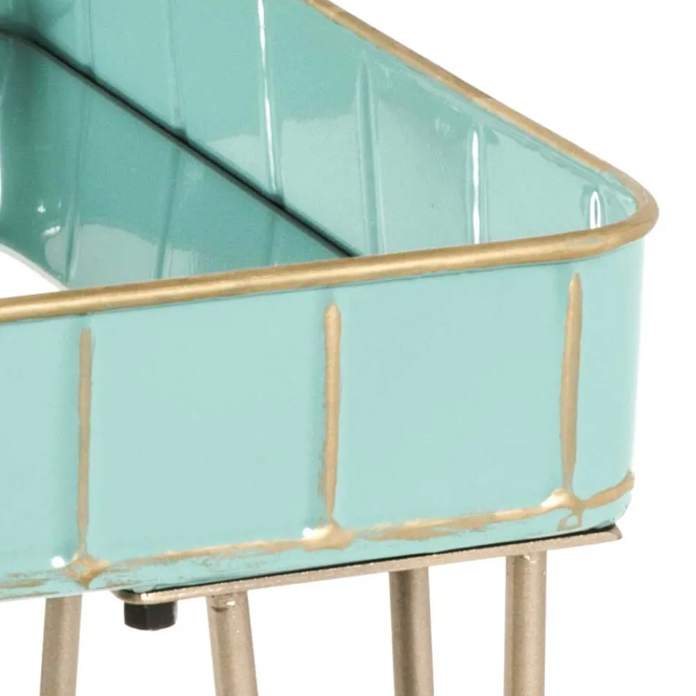 Wohnen 35x35 Beistelltisch mit Spiegelplatte - Rosario