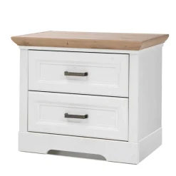 Wohnen 140x200 Bett & Nachtkommode & Schrank - Maggio (dreiteilig)