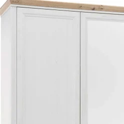 Wohnen 140x200 Bett & Nachtkommode & Schrank - Maggio (dreiteilig)