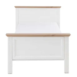 Wohnen 140x200 Bett & Nachtkommode & Schrank - Maggio (dreiteilig)