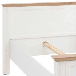 Wohnen 140x200 Bett & Nachtkommode & Schrank - Maggio (dreiteilig)