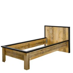 Wohnen 90x200 Bett & Nachttisch & Schrank - Naiavio (dreiteilig)