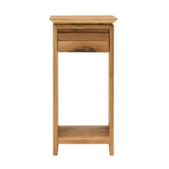 Wohnen 30x30 Blumenhocker aus Wildeiche Massivholz - Anndra