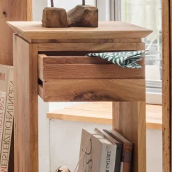 Wohnen 30x30 Blumenhocker aus Wildeiche Massivholz - Anndra