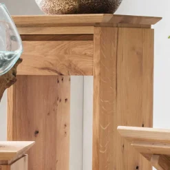 Wohnen 30x30 Blumenhocker aus Wildeiche Massivholz - Anndra