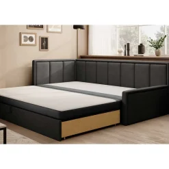 Wohnen 150x200 cm Ausziehsofa in Grau - Roading