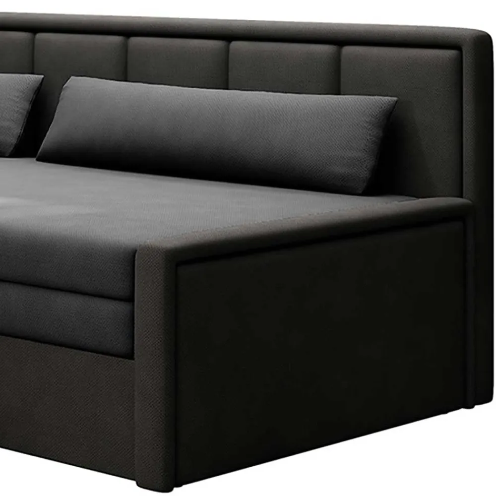 Wohnen 150x200 cm Ausziehsofa in Grau - Roading