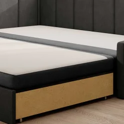 Wohnen 150x200 cm Ausziehsofa in Grau - Roading