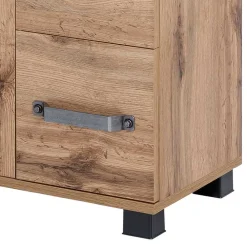 Wohnen 65x59 cm Becken-Unterschrank in Holz Optik - Iskro