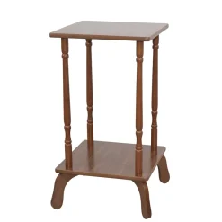 Wohnen 33x33 cm Beistelltisch in Nussbaumfarben - Edmond