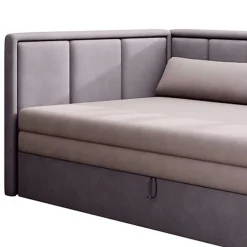 Wohnen Schlafsofas|Sofas*150x200 cm Bettsofa in Altrosa und Mauve - Tampa