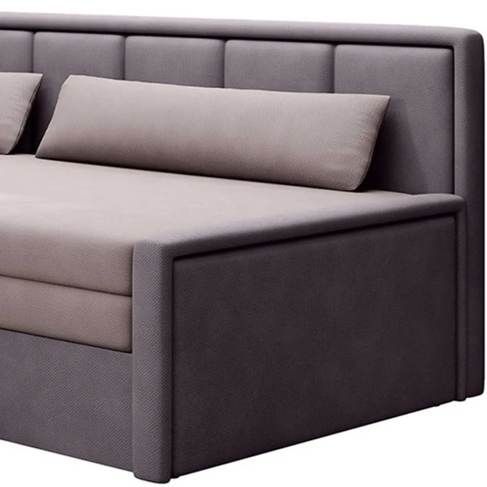 Wohnen Schlafsofas|Sofas*150x200 cm Bettsofa in Altrosa und Mauve - Tampa