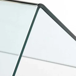 Wohnen 125x70 cm Design Schreibtisch aus Glas - Fire