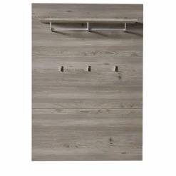 Wohnen Bürogarderoben*90x128 cm Garderoben Paneel in Holzoptik - Volaf