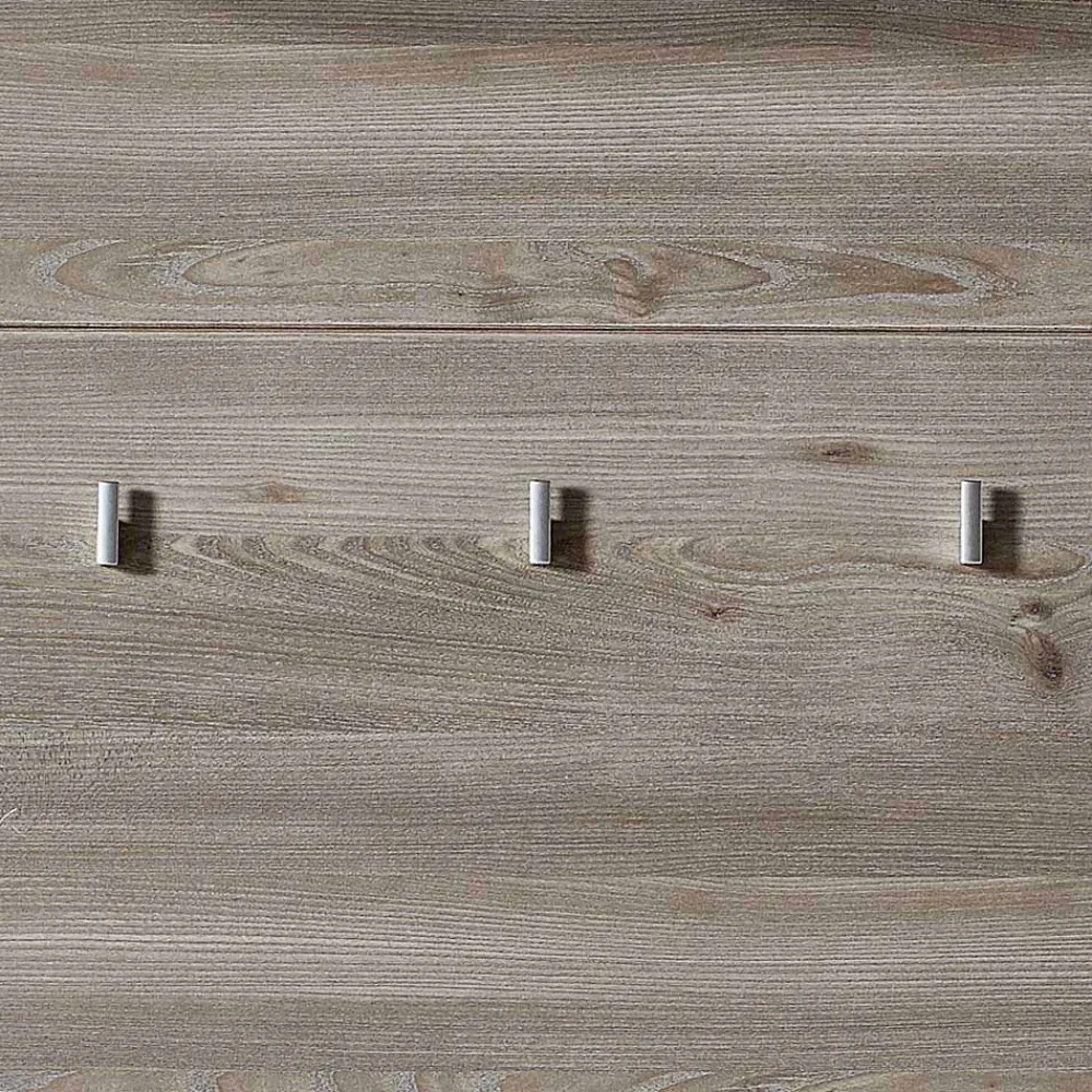 Wohnen Bürogarderoben*90x128 cm Garderoben Paneel in Holzoptik - Volaf