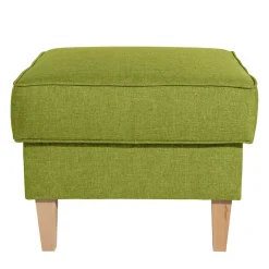 Wohnen Barhocker|Sessel & Hocker*53x53 cm Hocker in Gelbgrün Stoff - Jenyca