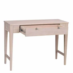 Wohnen Schminktische*100x40 cm Konsolentisch in Eiche White Wash - Vaxos