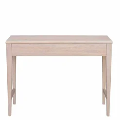 Wohnen Schminktische*100x40 cm Konsolentisch in Eiche White Wash - Vaxos