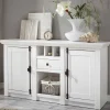 Wohnen 152x83 cm Landhaus Anrichte in Weiß - Chelles