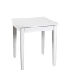 Wohnen 45x45 cm Landhaus Beistelltisch in Weiß - Leida