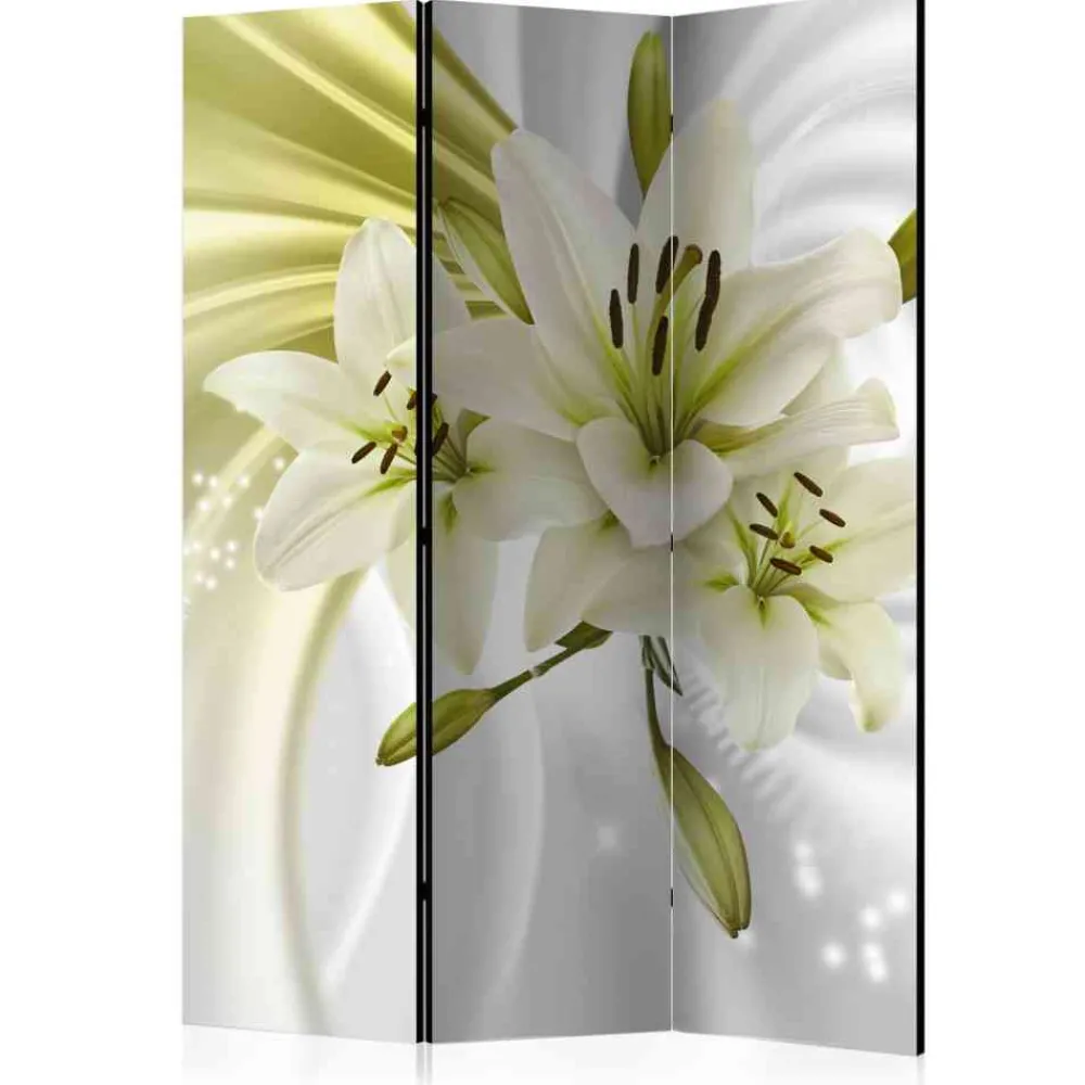 Wohnen Paravents*135x172 cm Spanische Wand mit Lilien - Ballardo