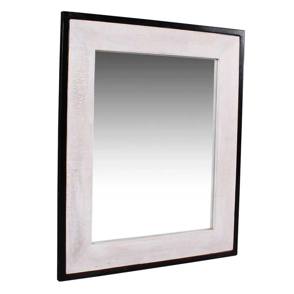 Wohnen Spiegel|Flurspiegel*82x92 cm Spiegel mit doppeltem Rahmen - Crenada