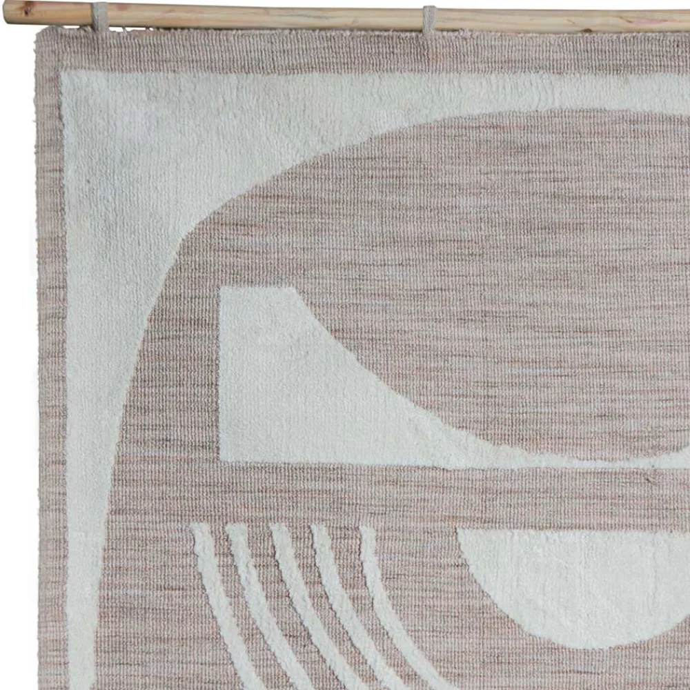 Wohnen Skandinavische Möbel|Teppiche*170x240 cm Wandteppich in Beige und Creme - Bojea