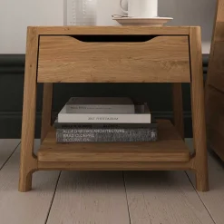 Wohnen 140x200 Designbett aus Wildeiche - Puwa