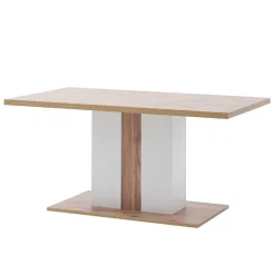 Wohnen Esszimmertische*160x90 Esstisch mit Säulenfuß zweifarbig - Caldri