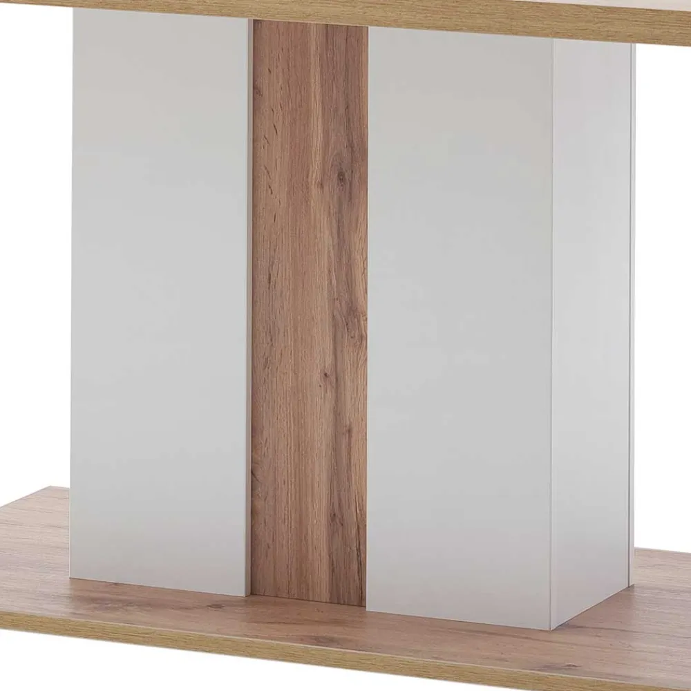 Wohnen Esszimmertische*160x90 Esstisch mit Säulenfuß zweifarbig - Caldri