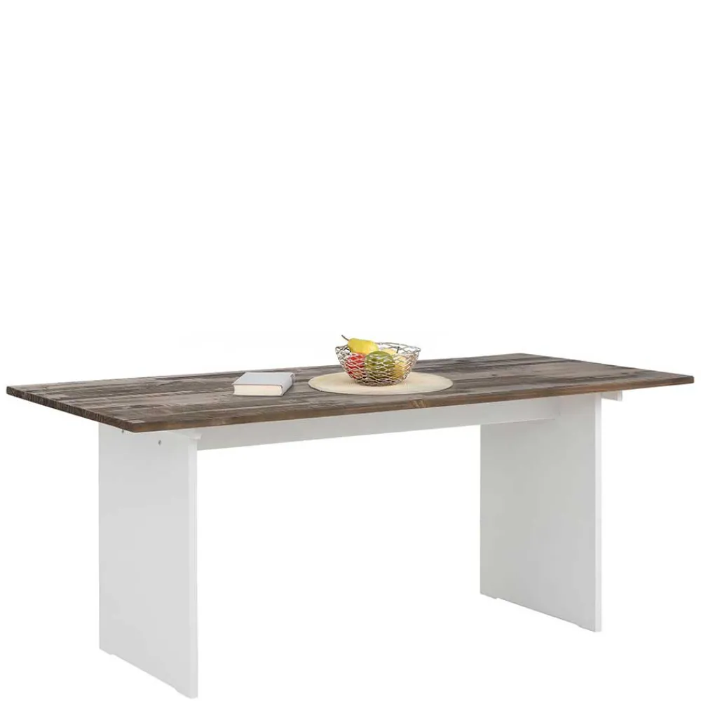 Wohnen Skandinavische Möbel*180x90 Esstisch mit Wangengestell zweifarbig - Chihu