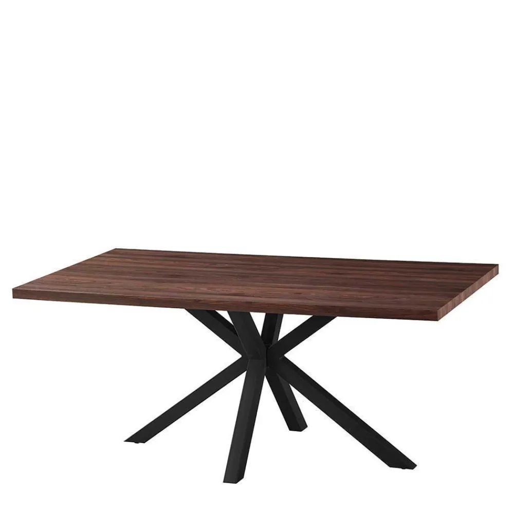 Wohnen 180x90 Esszimmertisch & vier Stühle - Rustieke (fünfteilig)