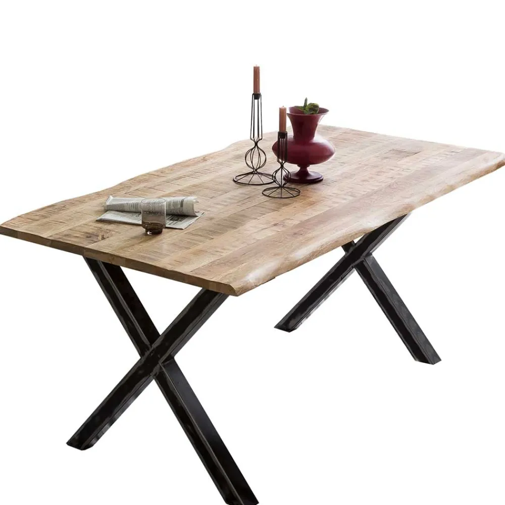 Wohnen 160x85 Esszimmertisch aus Mangoholz - Bastiono