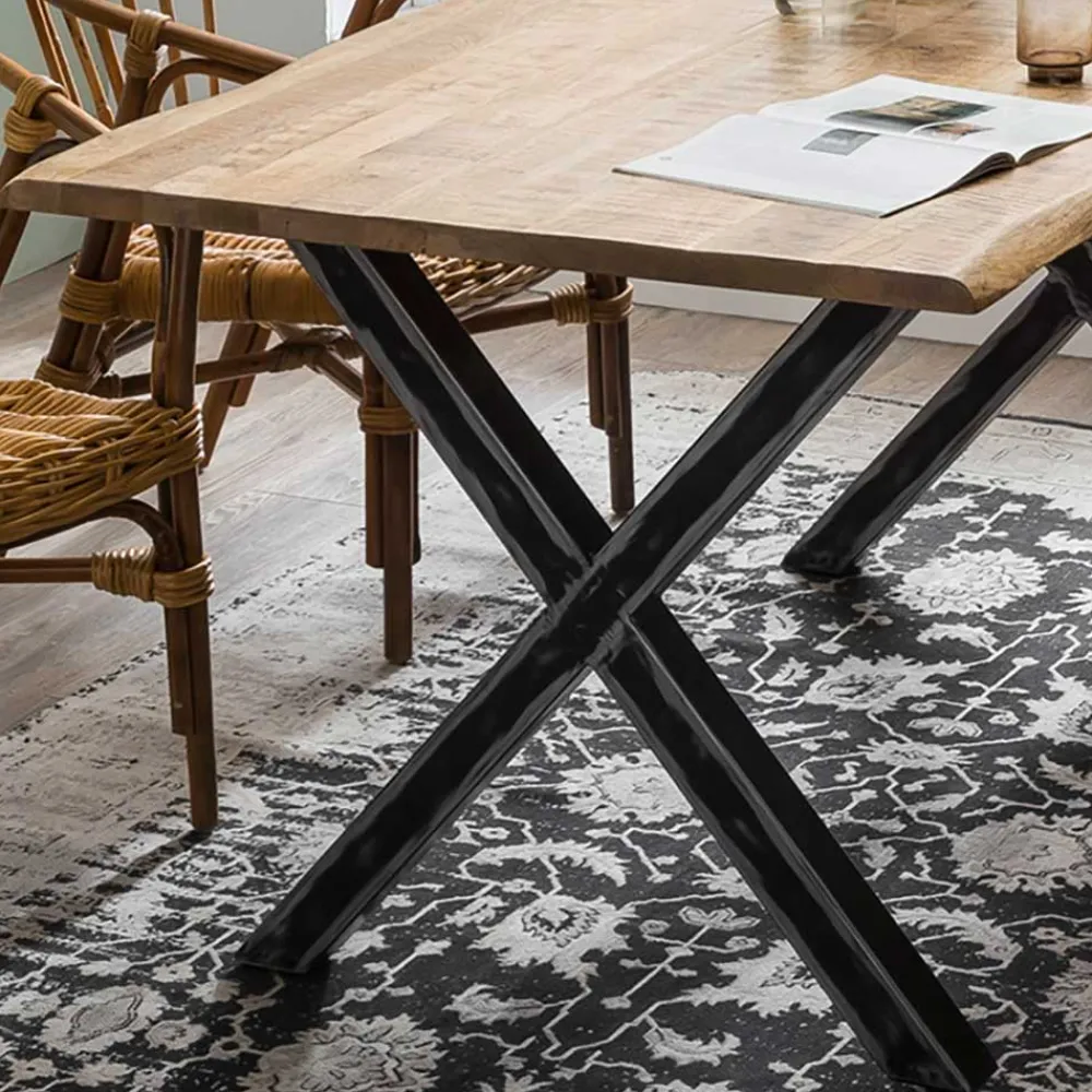 Wohnen 160x85 Esszimmertisch aus Mangoholz - Bastiono