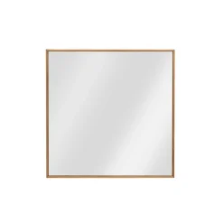 Wohnen 72x72 Flurspiegel mit Massivholz Wildeiche - Mandrey