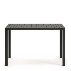 Wohnen Metall-Gartenmöbel|Gartentische*150x77 Garten Stehtisch in Dunkelgrau - Dumoriva