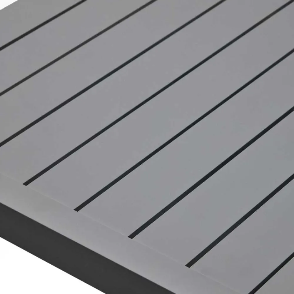 Wohnen Metall-Gartenmöbel|Gartentische*150x77 Garten Stehtisch in Dunkelgrau - Dumoriva