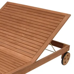 Wohnen 120x200 Gartenliege aus Eukalyptusholz - Ebruar