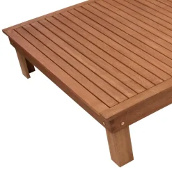 Wohnen 120x200 Gartenliege aus Eukalyptusholz - Ebruar