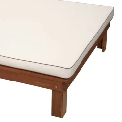 Wohnen 120x200 Gartenliege aus Eukalyptusholz - Ebruar