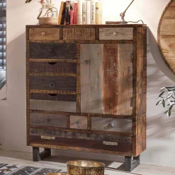 Wohnen Esszimmerschränke|Highboards*90x120 Highboard mit 11 Schubladen - Bahiro