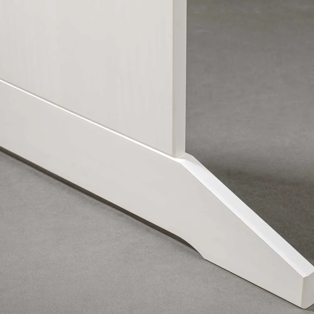 Wohnen 110x70 Küchentisch in Braun Kiefer & Weiß - Vatina