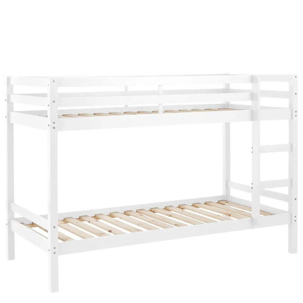 Wohnen Kinderbetten*90x200 Kinder Etagenbett in Weiß - Carona