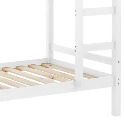 Wohnen Kinderbetten*90x200 Kinder Etagenbett in Weiß - Carona