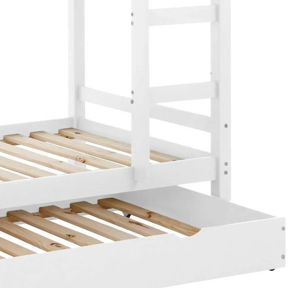 Wohnen Kinderbetten*90x200 Kinder Etagenbett in Weiß - Carona