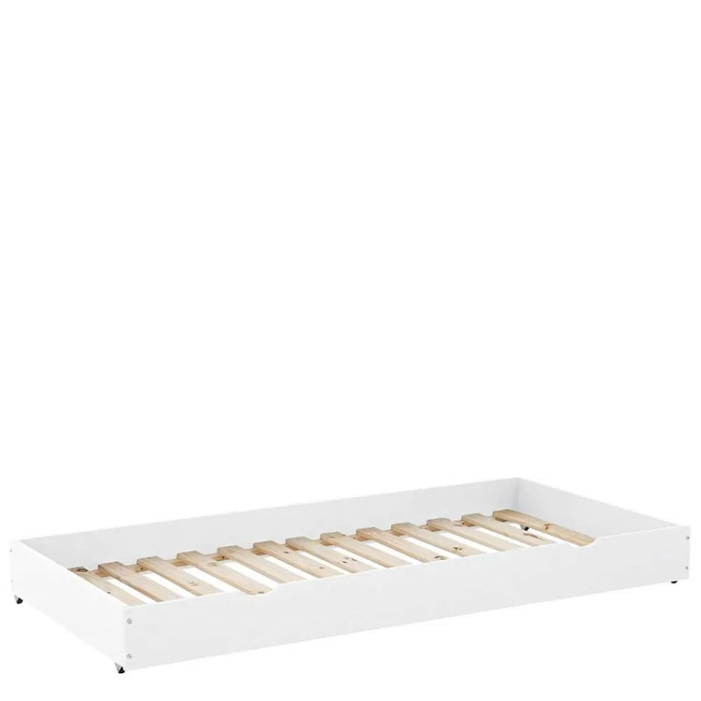 Wohnen Kinderbetten*90x200 Kinder Etagenbett in Weiß - Carona