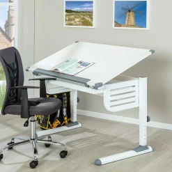 Kinder Wohnen 110x68 Kinder Schreibtisch neigbar - Santjana